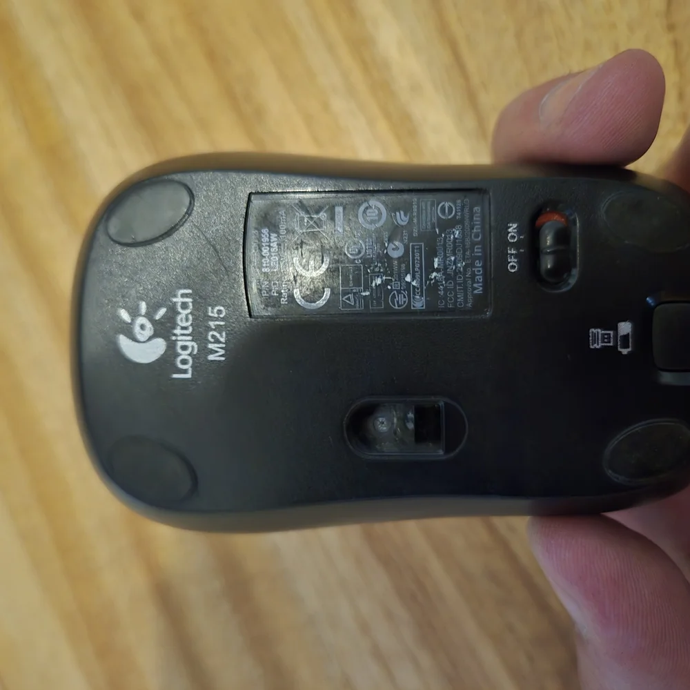 Logitech Wireless Mouse Pink M215 NO USB Reciever